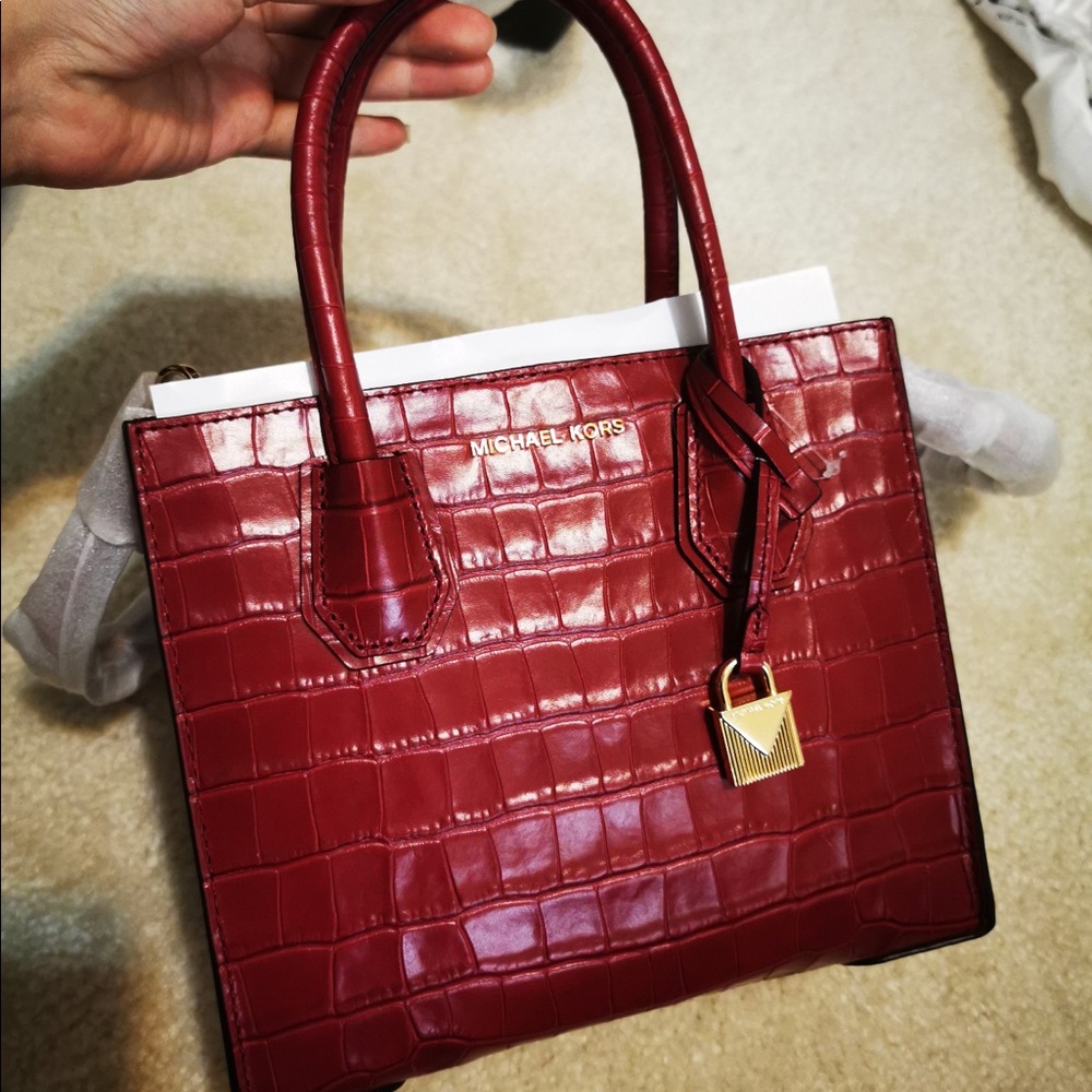 Michael kors mercer 30F7GM9M2E Mulberry crossbody